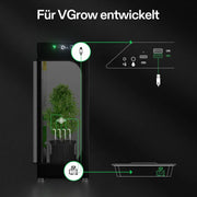 FlexFeed Tropfbewässerungsset, 4W Automatisches Bewässerungssystem mit Pumpe & 4 Tropfern, App-steuerbar, Professionelles Pflanzenbewässerungsset für die VGrow Smart Grow Box