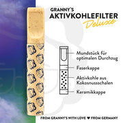 GRANNYS Weed Hybrid Deluxe Aktivkohlefilter ø 6mm, 210er Packg