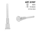 Bild in Galerie laden, Amsterdam | Glass Chillum - Socket:14.5mm- small hole - L:9cm