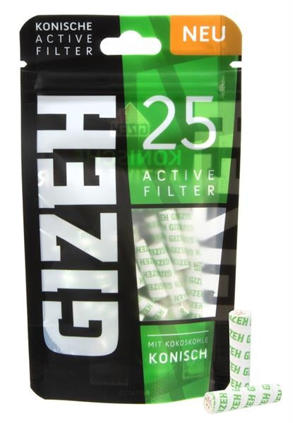 GIZEH Active Filter Slim konisch ø 6-7mm (konisch)