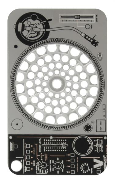 V-Syndicate Grinder Card - Metall-Grinderkarte, Groove