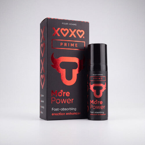 XOXO Prime More Power - Fast-absorbing erection enchancer, Pour Homme, 15 ml