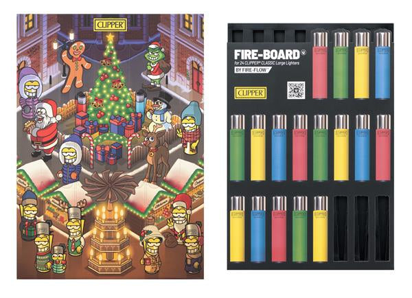 Clipper Feuerzeuge Adventskalender 2026 mit Collector Board