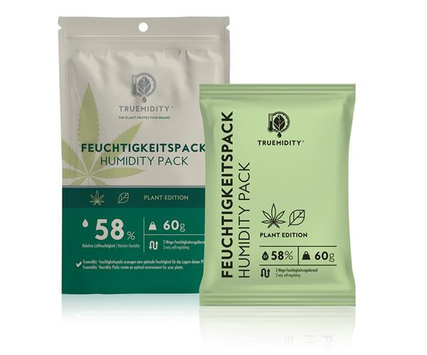 Truemidity® Plant Feuchtigkeitspacks 2-Wege Feuchtigkeitsregulator 58%, 60g