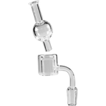 Bild in Galerie laden, "Glasbanger Set klarer Schliff mit Carb Cap"