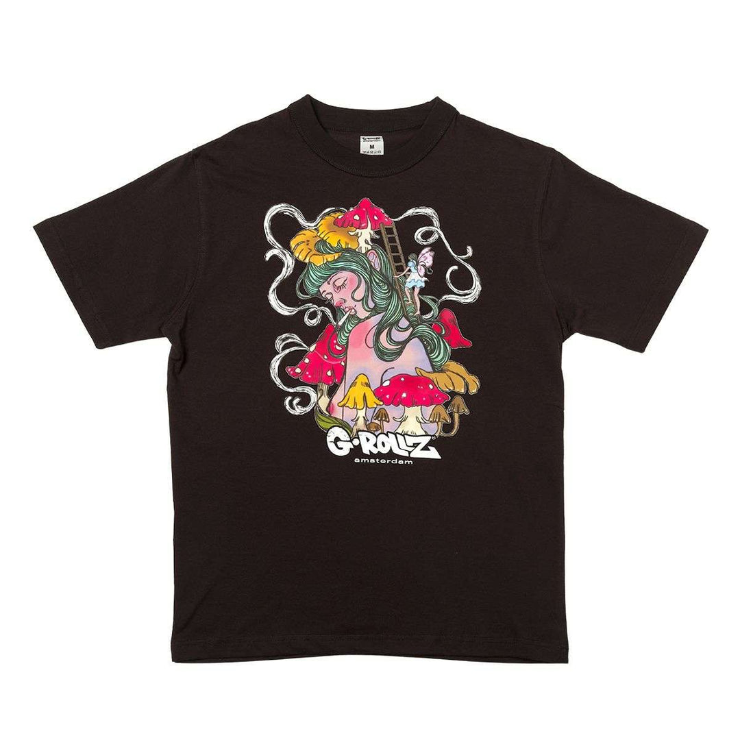 G-Rollz | 'Smokey Shroom' - Black Tee
