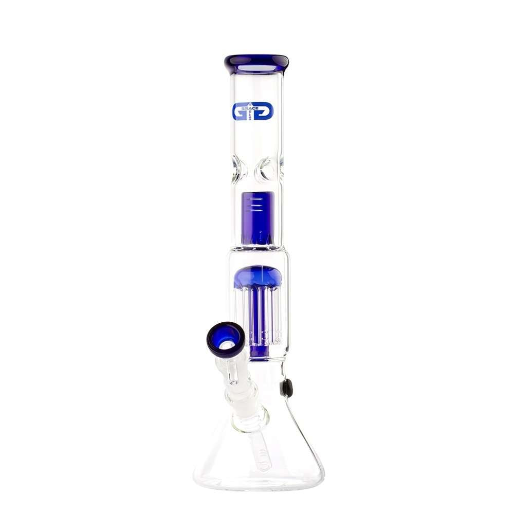 Grace Glass | OG Serie | Blaue Shotgun H:37cm - SG:18.8mm - Durchmesser: 45mm