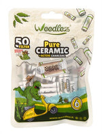 Bild in Galerie laden, WEEDLEZ® Pure Ceramic 6mm WEIß Smart Filter Aktivkohlefilter, 50er
