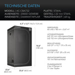 Bild in Galerie laden, CLOUDLAB 722 (Gen 2), Advance Grow-Zelt 60 x 60 x 180 cm, 2000D Diamant-Mylar-Gewebe