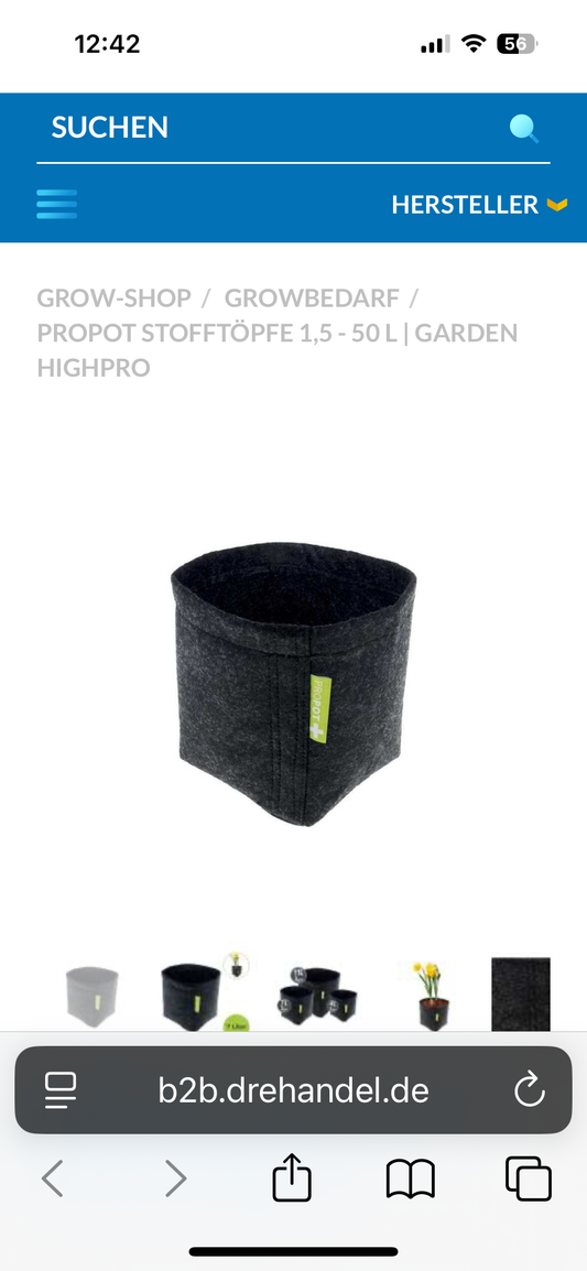 Propot Pflanzen Bag, diverse Größen