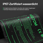 Bild in Galerie laden, Anzucht-Heizmatte mit digitalem Dual-Display-Thermostat, 25x53 cm schwarze Wärmematte für die Keimung von Samen