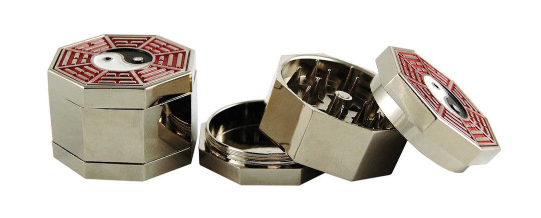 Grinder 8 Angle, Ying & Yang, 3 tlg. 50mm