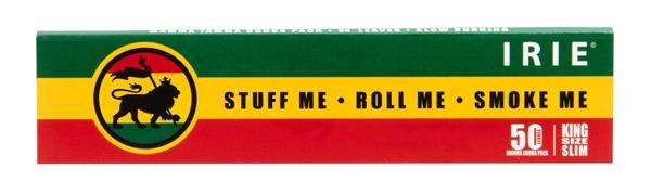 Irie Paper, King Size Slim – Box mit 50 Booklets, je 50 Blätter