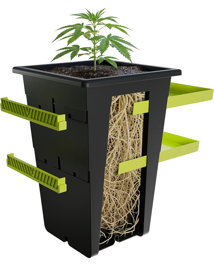 RE - PLANT One Pot. Three Levels. Zero Transplanting. Bag - Pflanztopf