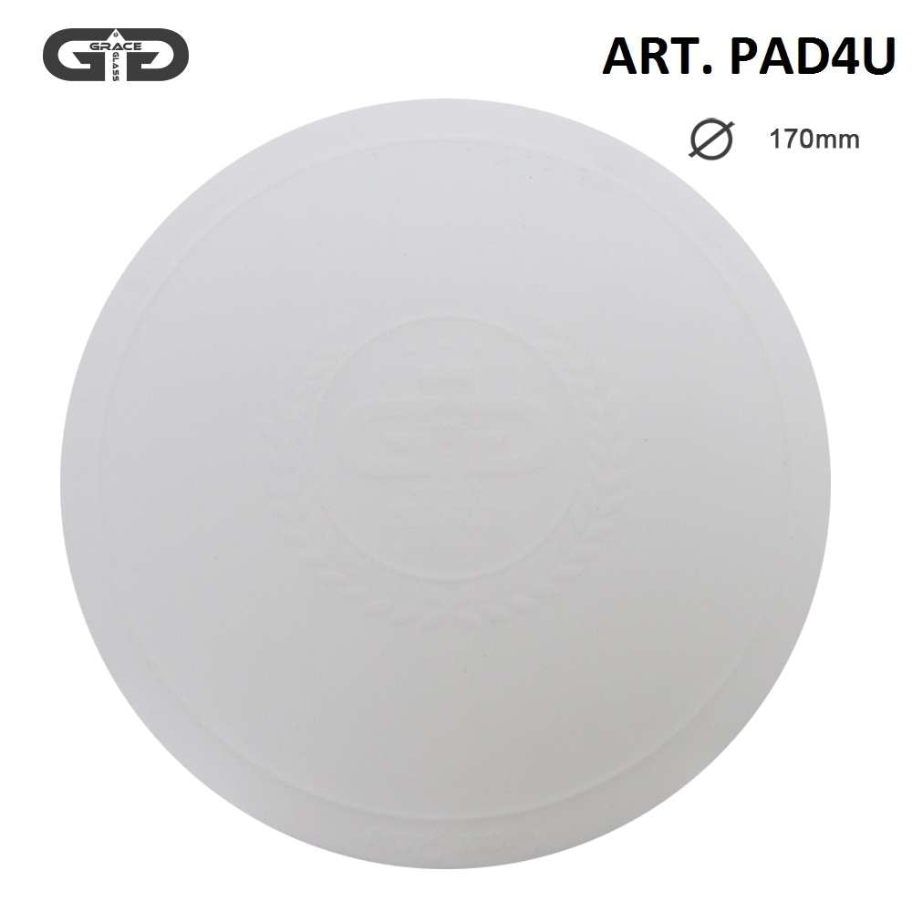 Grace Glass | Small silicon Pad - Underlay for Bongs- WHITE- Ø:170mm