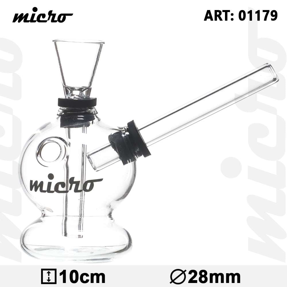 Mikro | Glas Bong - H:10cm