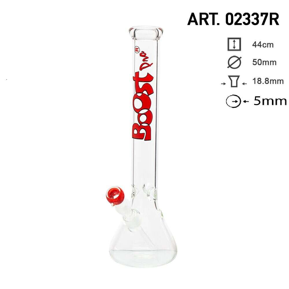 Boost | Beaker Glas - Bong -H:44cm- Ø:50mm- Sockel:18.8mm- WT:5mm (ca.)