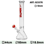 Bild in Galerie laden, Boost | Beaker Glas - Bong -H:44cm- Ø:50mm- Sockel:18.8mm- WT:5mm (ca.)