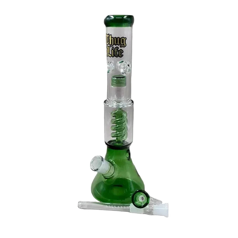 Grace Glass Bong | OG Serie | Green Shotgun