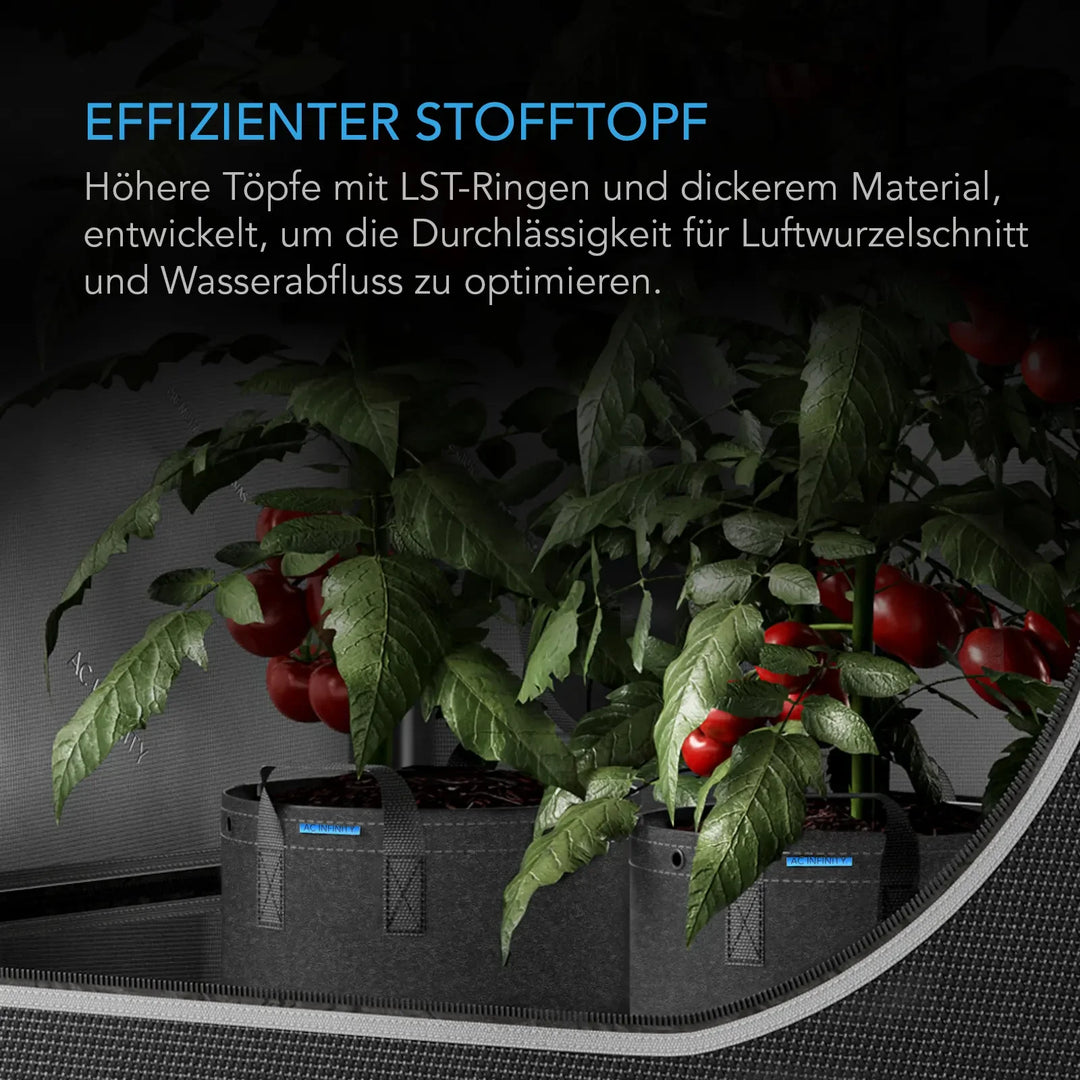Hochbelastbare wiederverwendbare Stofftöpfe, 19 Liter, 1 Stück