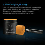 Bild in Galerie laden, Edelstahl-Präzisionsschere mit Reinigungsset, ergonomisch und leichtgewichtig, 16,8 cm gerade Klingen