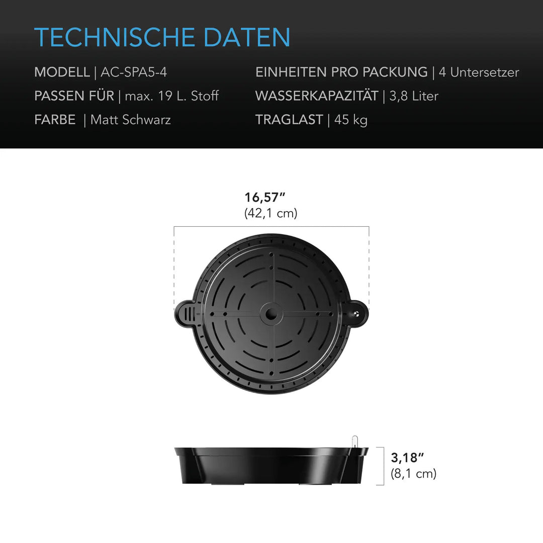 Selbstbewässerungs-Basis für Stofftöpfe